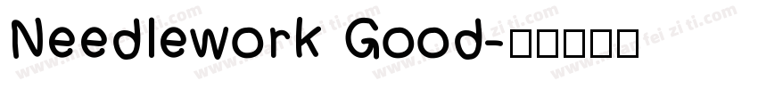 Needlework Good字体转换